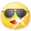 ::(墨镜笑)